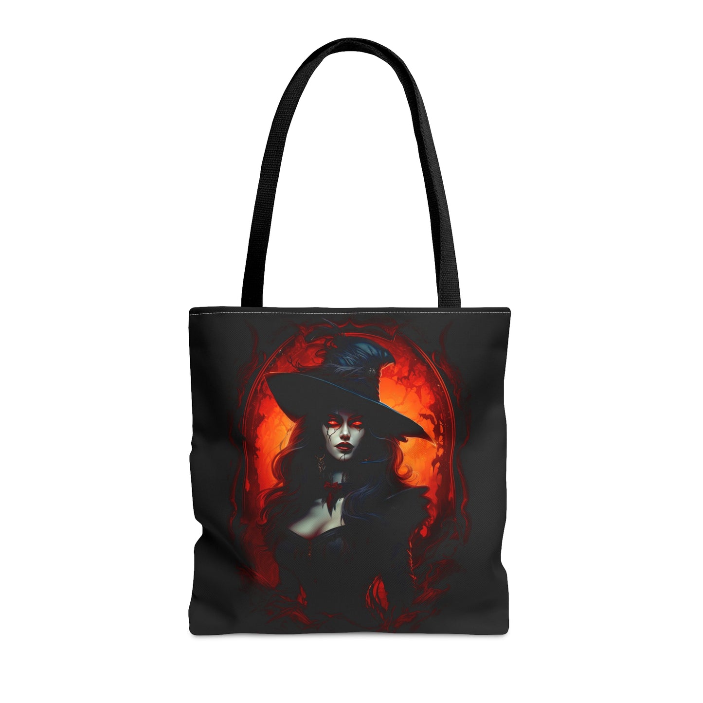 Witch Vampire Tote Bag - Halloween Fantasy Gift
