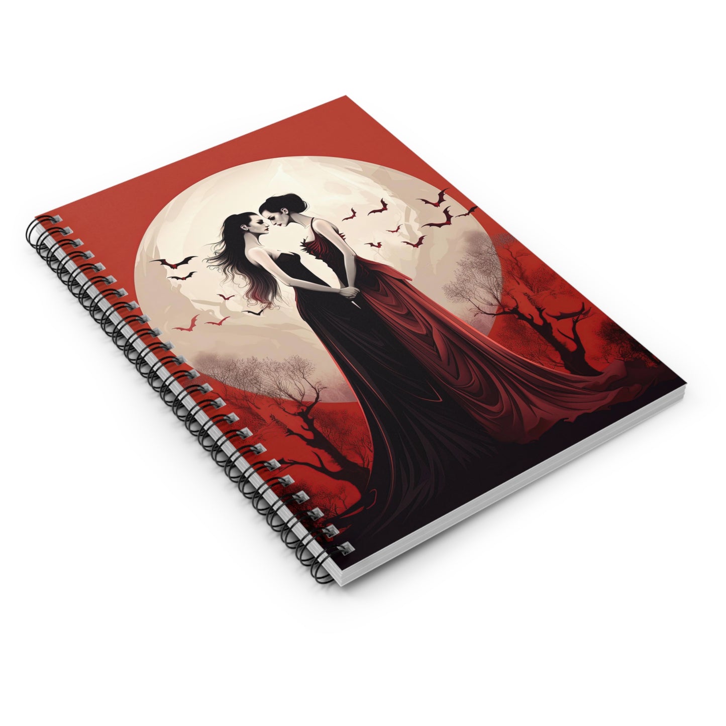 Spiral Notebook - Ruled Line - Lesbian Vampires Lover