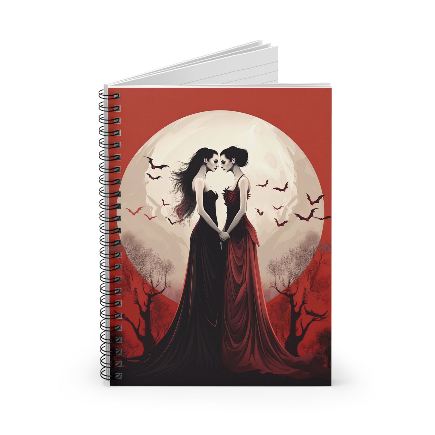 Spiral Notebook - Ruled Line - Lesbian Vampires Lover