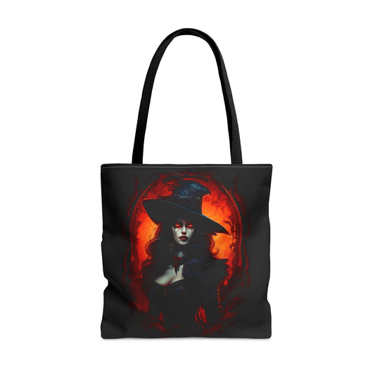 Witch Vampire Tote Bag - Halloween Fantasy Gift