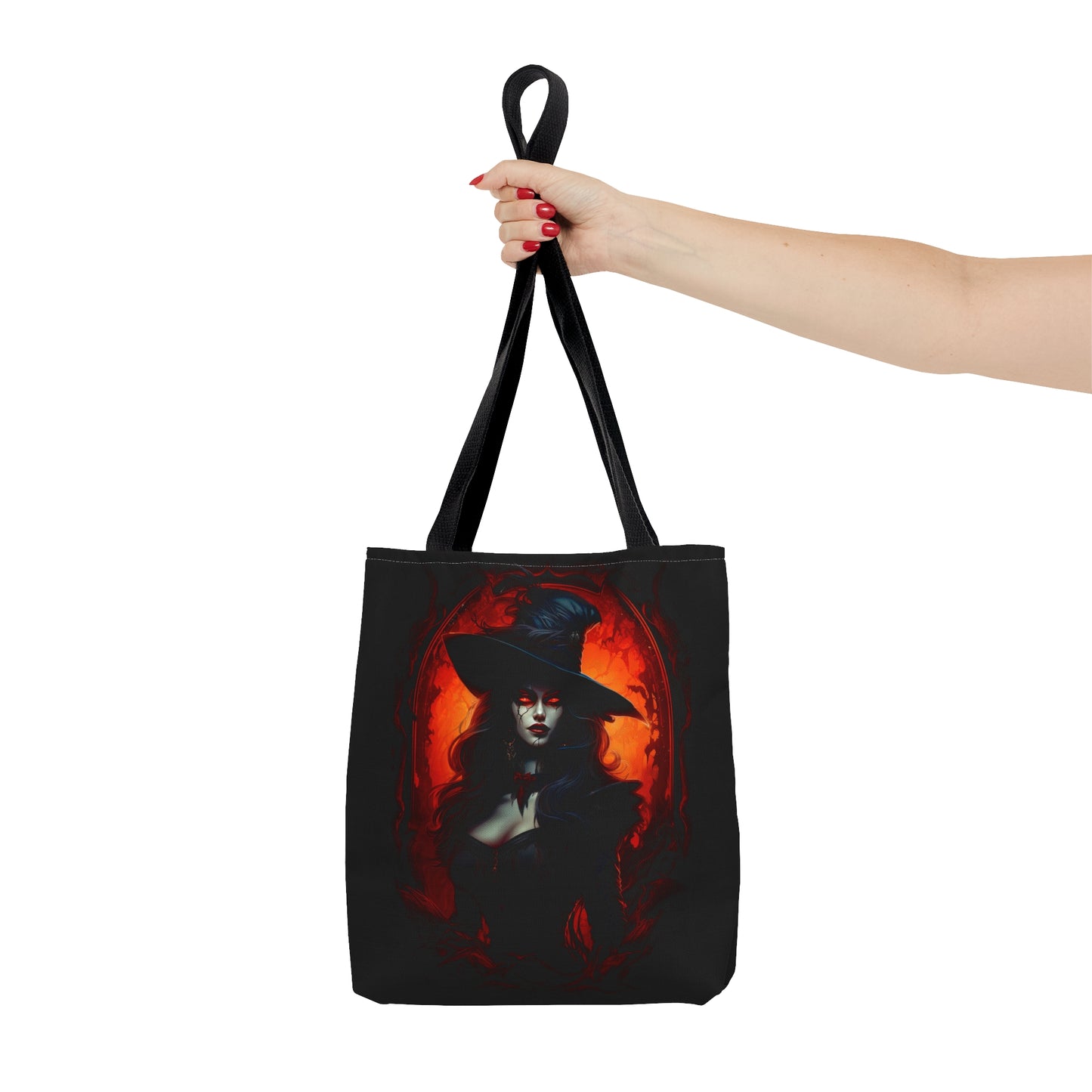 Witch Vampire Tote Bag - Halloween Fantasy Gift
