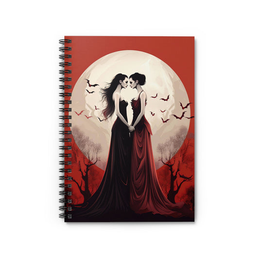Spiral Notebook - Ruled Line - Lesbian Vampires Lover